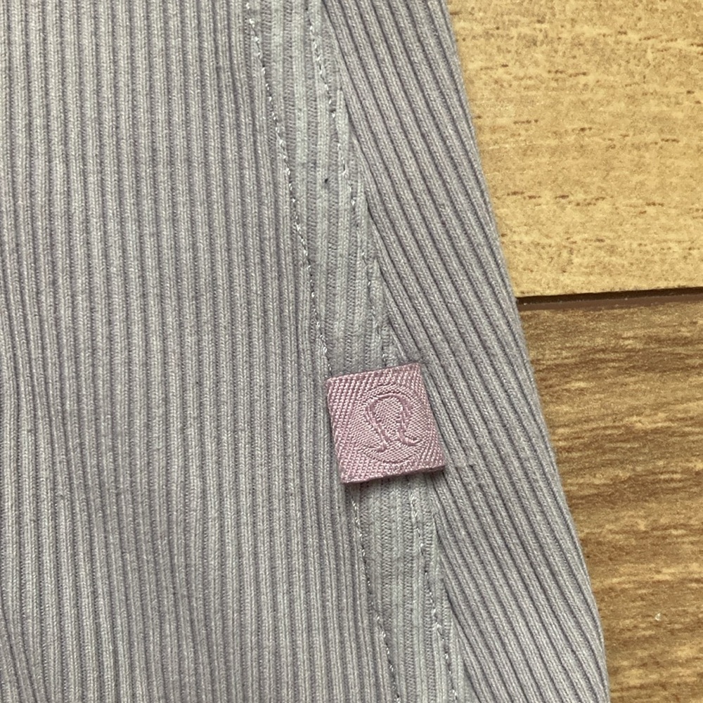 Lululemon Lilac Ribbed Racerback Tank - Picture 2 of 5